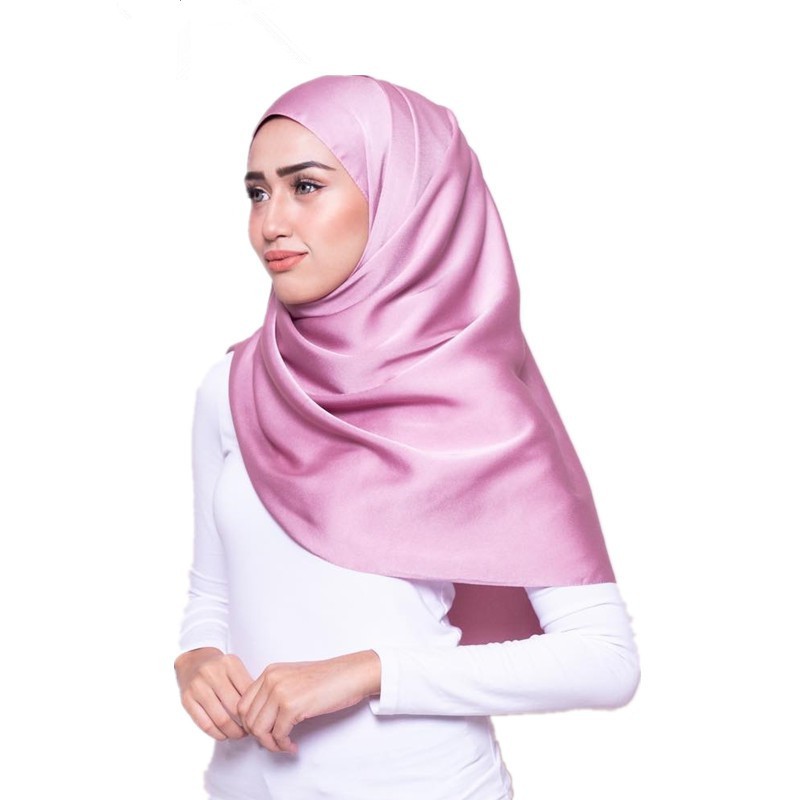 Aibins ผ้าคลุมไหล่ฮิญาบ ผ้าซาติน เนื้อแมตต์ 30 สี 180*70 ซม. 70.9*27.6 นิ้ว WJ1021