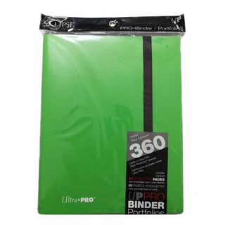 Ultra Pro 9 Pocket Eclipse Pro Binder อัลบั้ม 9ช่อง แบบมีสายรัด ใส่ได้ 360ช่อง ทั้งหน้าหลัง (Ultra Pro Binder 9Pocket)