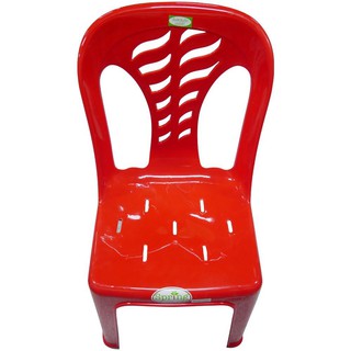 Chair table SPRING BACKREST FT-243A RED 4LEGS CHAIR Outdoor furniture Garden decoration accessories โต๊ะ เก้าอี้ เก้าอี้