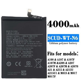 แบตเตอรี่ Battery Samsung A10s A20s A21 A107 A207 A215 SCUD-WT-N6 รับประกันสินค้า 6 เดือน