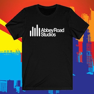 [COD]เสื้อยืดแขนสั้น ทรงหลวม พิมพ์ลายโลโก้ Abbey Road Studios เหมาะกับของขวัญวันพ่อ แฟชั่นสําหรับผู้ชายS-5XL