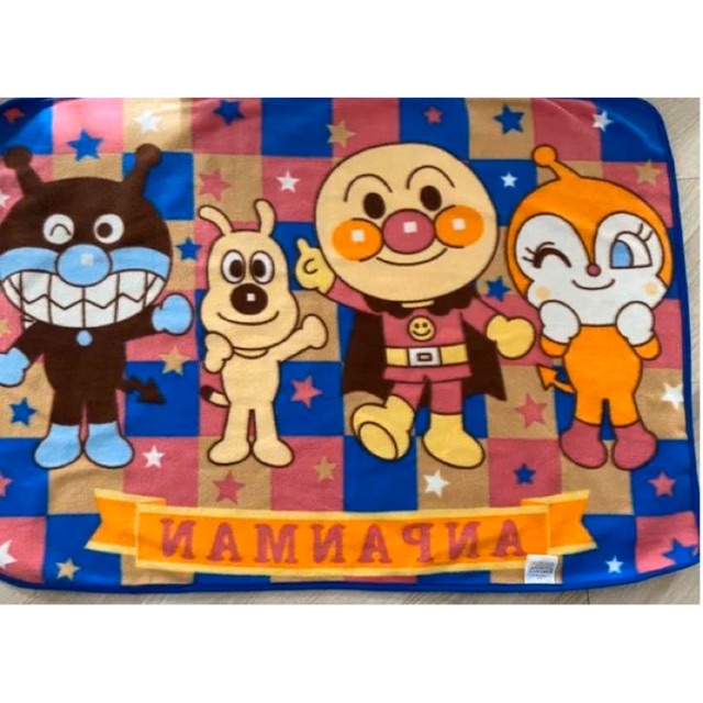 ผ้าห่ม Fleece blanket with Anpanman bag