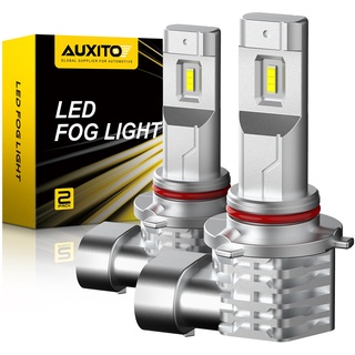 Auxito หลอดไฟตัดหมอก LED 40W 2000LM 9005 HB3 6500K CSP HB3 สําหรับรถยนต์ 2 ชิ้น