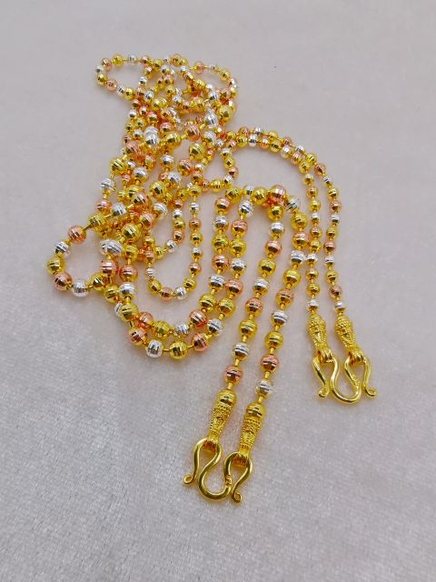 สร้อยคอ 3กษัตริย์ 925 รุ่น เม็ด 3-4มิล ยาว 18 20และ24นิ้ว - รูปที่ 2