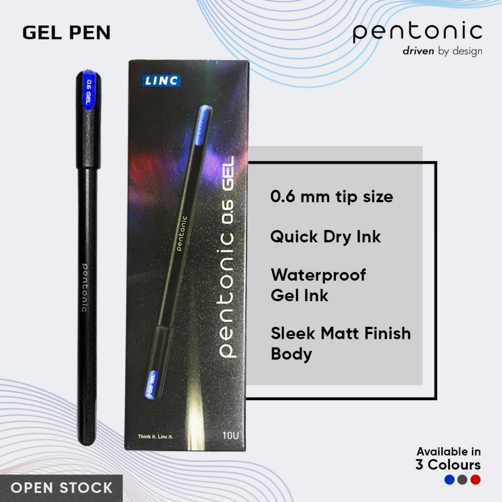 ปากกาลูกลื่น Linc Pentonic 0.6 Mm สีสวยสุขุม น่าพกพา คุณภาพแพงเกินราคา ...