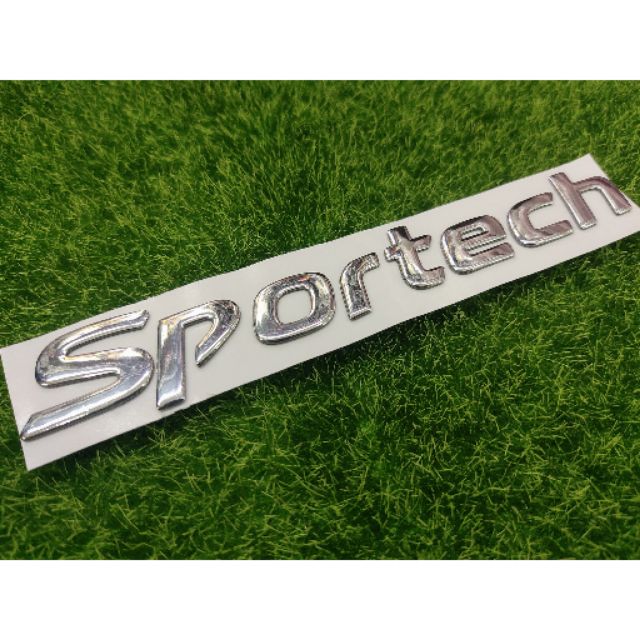 โลโก้ SPORTECH. ติดท้ายรถ NISSAN