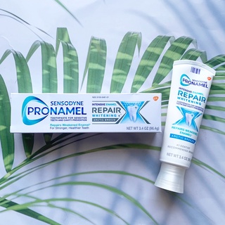 (SENSODYNE®) PRONAMEL Intensive Enamel Repair Whitening Toothpaste, Arctic Breeze 96.4 g เซ็นโซดายน์ ยาสีฟัน