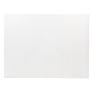 แผ่นพลาสติกลูกฟูก 5 มม. 49x65 ซม. สีขาว แพลนโก 5mm Corrugated Plastic Sheet 49x65 Cm White Planko