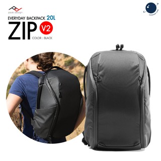 Peak design Everyday Backpack 20L Zip v2 - Black ประกันศูนย์