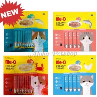 ครบรสแล้วนะคะ🚨มีโอแมวเลีย Me-O creamy treat ถูกที่สุด บรรจุ …