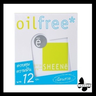 SHEENE OIL FREE CAKE POWDER SPF 25 PA++ ชีเน่ รีฟีลแพ็คคู่แป…