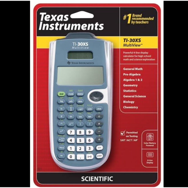 Texas Instruments Ti-30XS MultiView Scientific Calculator ไม่แท้ยินดีคืนเงิน