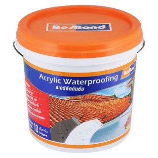 อะคริลิกกันซึม BESBOND 10 กก. สีเทา วัสดุกันซึม เคมีภัณฑ์ก่อสร้าง วัสดุก่อสร้าง ACRYLIC WATERPROOFING BESBOND 10KG GRAY