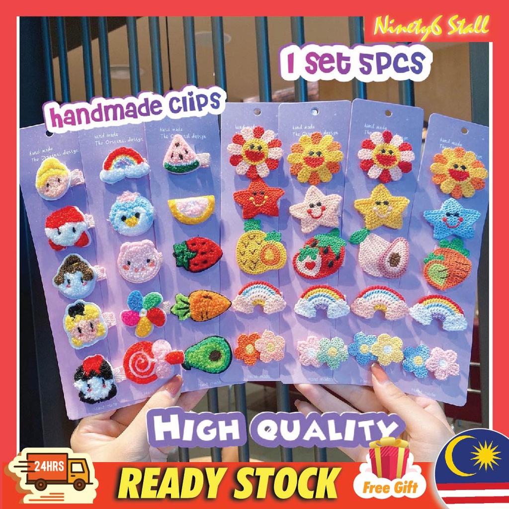 5 ชิ้น Disney Princess กิ๊บติดผม Handmade เกาหลีน่ารักผม Pins Klip Rambut Kanak