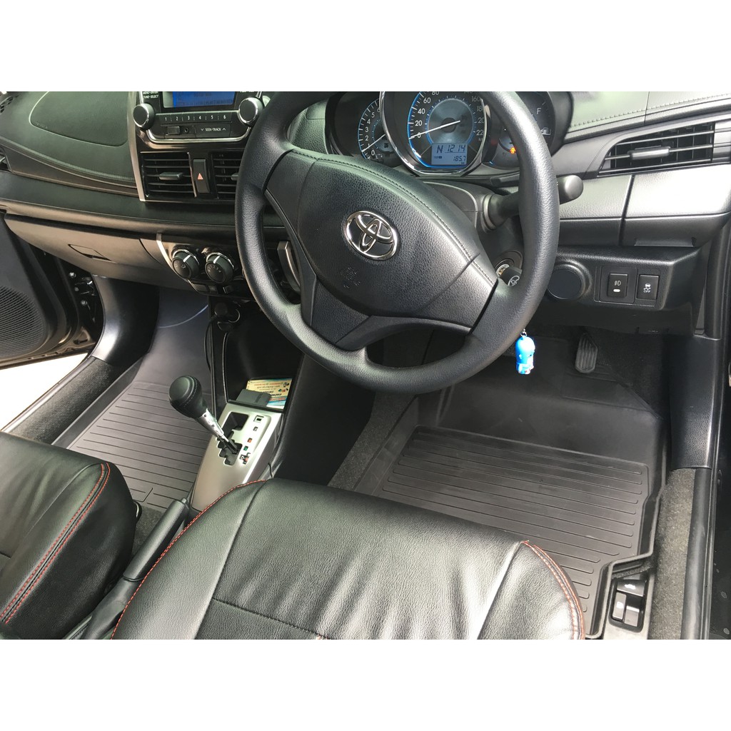 [สต๊อคพร้อมส่ง] ผ้ายางปูพื้นรถยนต์ Toyota New Yaris 2013-ปัจจุบัน - รูปที่ 3