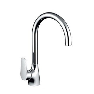 ก๊อกซิงค์ ก๊อกซิงค์ผสมเคาน์เตอร์ 495.50.010 ก๊อกน้ำ ห้องน้ำ SINK FAUCET MIXER HAFELE 495.50.010 CHROMIUM