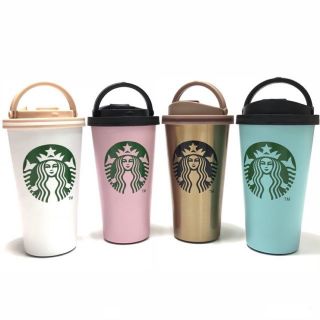 📣📣พร้อมส่ง💥 แก้วน้ำเเก้วสตาบัค STARBUCKS 500 ml เก็บความร้อนความเย็นได้นาน รุ่นฝากระดก สเเตน