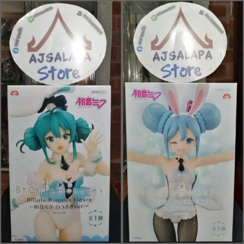 ของแท้จาก 🇯🇵 FURYU​ : HATSUNE MIKU : BICUTE BUNNIES FIGURE​ : WHITE RABBIT VER. ฟิกเกอร์ โมเดล