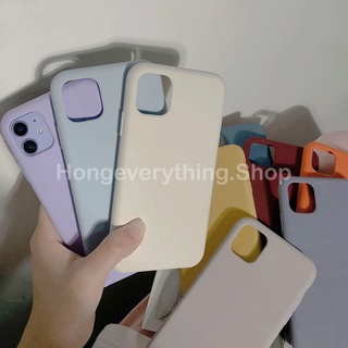 Caseใช้สำหรับ iPhone 11Pro (เปิดท้าย) Caseเคสใช้สำหรับไอโฟน เคสซิลิโคน ลบรอยได้ เคสกำมะหยี่โลโก้ เคสซิลิโคน กำมะหยี่