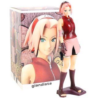 กล่องของเล่นฟิกเกอร์ PVC รูปปั้นอนิเมะ Naruto Shippuden Grandista Haruno Sakura