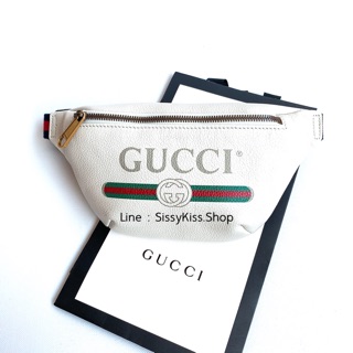 New Gucci Print Belt Bag เล็ก