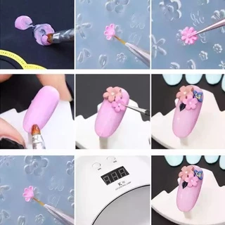 [100 แบบ] อันใหญ่ คุ้มราคา!! แม่พิมพ์ชิลิโคน แม่พิมพ์3D บล็อกชิลิโคนแต่งเล็บ DIY