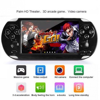 X9S เครื่องเล่นเกมส์แบบพกพา เกมส์กด จอ 5.1 นิ้ว 32Bit  MP5 Handheld Video Game Player