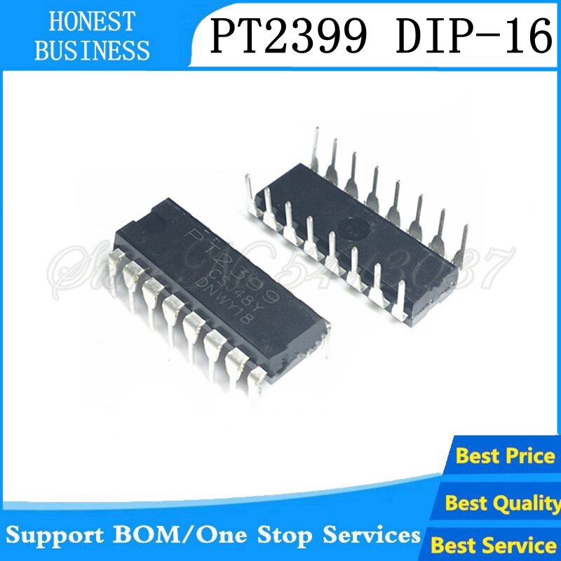 5ชิ้น PT2399 2399 DIP-16 Echo อุปกรณ์เสริมสําหรับกีตาร์เครื่องดนตรีคุณภาพดี