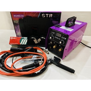 ตู้เชื่อม STR MIG 500 3ระบบ [ปี23 11kg. มีรูต่อก๊าช] TIG MIG +ฟรีลวด MIG TIG ไม่ถัง