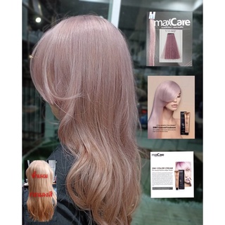 MaxCare Hair Color Dye สีย้อมผม สีย้อมผมพาสเทล สีพาสเทล ยาย้อมผม ผสมทรีทเม้น