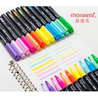 Monami highlighter 601 I ไฮไลท์ด้ามเดี่ยวยี่ห้อโมนามิ รุ่น 601