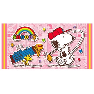 ผ้าขนหนู ผ้าเช็ดตัว สนูปี้ Snoopy (30x60 นิ้ว) PN-1801 สีชมพู ลิขสิทธิ์แท้