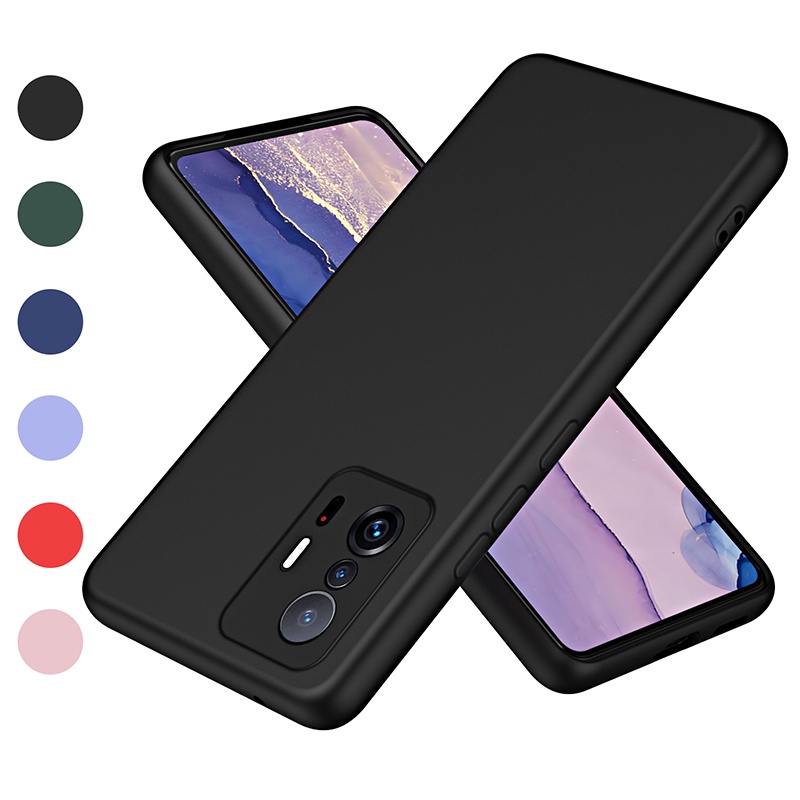 สําหรับ Xiaomi 11T / 11T Pro Luxury Lining Flannel Soft TPU ซิลิโคนกันกระแทกกรณีฝาครอบ