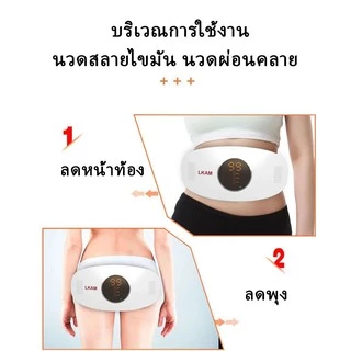 ⚡รุ่นใหม่⚡เครื่องนวดสลายไขมัน เข็มขัดลดหน้าท้อง เข็มขัดลดพุง 3D เข็มขัดไฟฟ้ากระชับสัดส่วน ระบบหมุน+ สั่นแรง