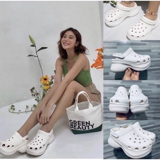 Crocs classic bae clog รุ่นขายดี รุ่นสุดฮิต ใส่แล้วน่ารักสุด ที่สำคัญเพิ่มขึ้นอีก5cm รีบจัดเลยค่าา