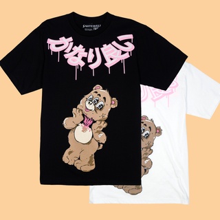 เสื้อยืดพิมพ์ลายQWT155-1-2 TEDDY MELT