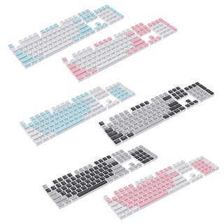 R* ปุ่มกดคีย์บอร์ด OEM Profile PBT Backlit 104 คีย์ สําหรับคีย์บอร์ด RGB Mechanical