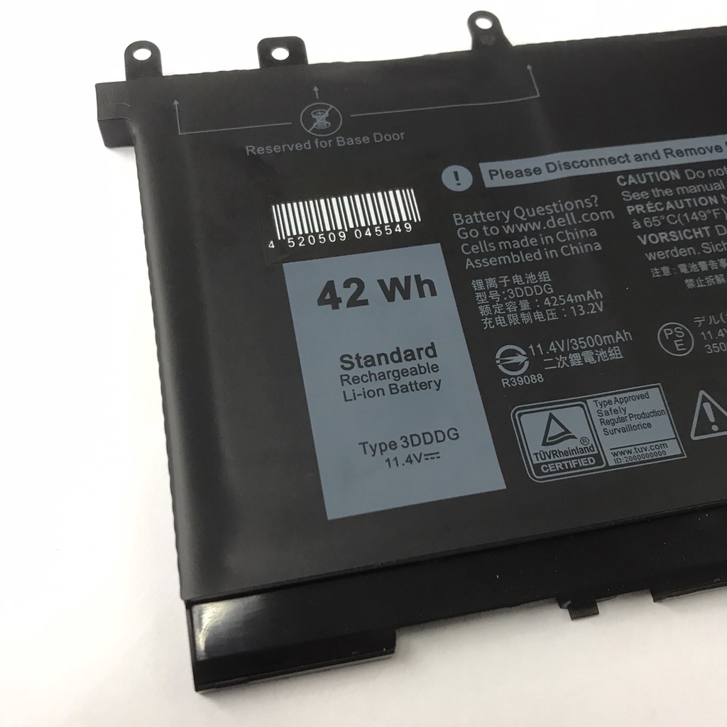 แบตเตอรี่ โน๊ตบุ๊ค Battery Notebook Dell  3DDDG สำหรับรุ่น Latitude 5280 5480 Series.