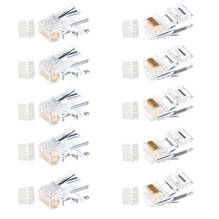 หัวแลน Link PLUG CAT6 RJ45 รุ่น US-1002 ตัวผู้ 2 layer w/bar แท้ศูนย์ (1 ถุง / 10 ชิ้น)