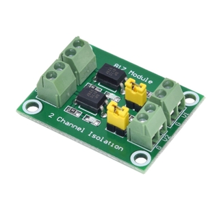 Pc 817 2 Channel Optocoupler โมดูลอะแดปเตอร์แปลงแรงดันไฟฟ้า 3 . 6-30 V Driver Photo Isolated「inventor.th」