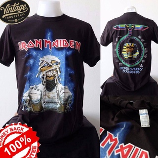 เสื้อวง Iron Maiden ลิขสิทธิ์แท้100% ป้าย GILDAN by pop comics