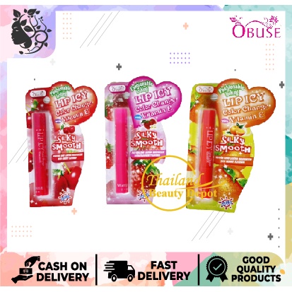 OBUSE Lip Icy Color Change With Vitamin E 2.5g