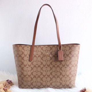 Coach F67108 avenue tote ทรงสวย ใบใหญ่ใส่ของได้เยอะค่ะ ขนาด 16" (L) x 11" (H) x 5" (W)