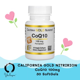 พรีออร์เดอร์ 💚❤️California Gold Nutrition, CoQ10, 100 mg ❤️