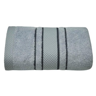 ผ้าขนหนู COTTONMOZ 16x32 นิ้ว สีเทา TOWEL COTTONMOZ 16x32" GREY