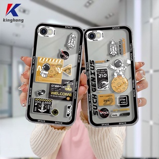 เคส Samsung A03 A51 A32 A52 A13 A13LITE A23 A12 A03S   S A50 A20S J7 Prime A02S A20 A50S    A30S A52S A30 M12 M01S  ใส ลายการ์ตูนอวกาศ แฟชั่น Tpuเคสโทรศัพท์มือถือแบบนิ่ม