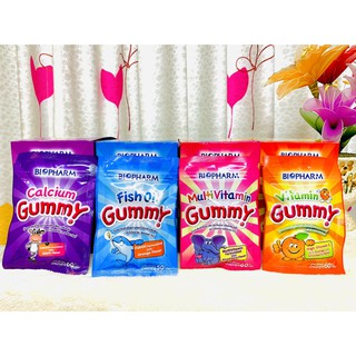 ⭐️❤️ Biopharm Gummy ซองใหญ่ 60กรัม ครบทุกสี เยลลี่เคี้ยวนุ่ม อร่อย