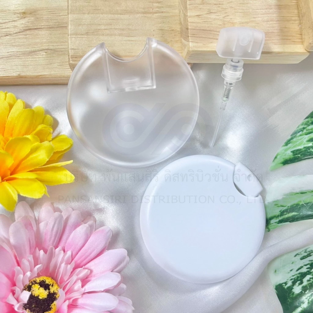 สเปรย์ทรงกลม ขนาด 25ml ใส่น้ำหอม แอลกอฮอล์ได้ พลาสติก​ PP/PE อย่างหนา