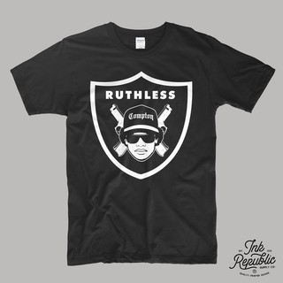 Eazy E raiders เสื้อยืดพิมพ์ลาย NWA สำหรับผู้ชาย