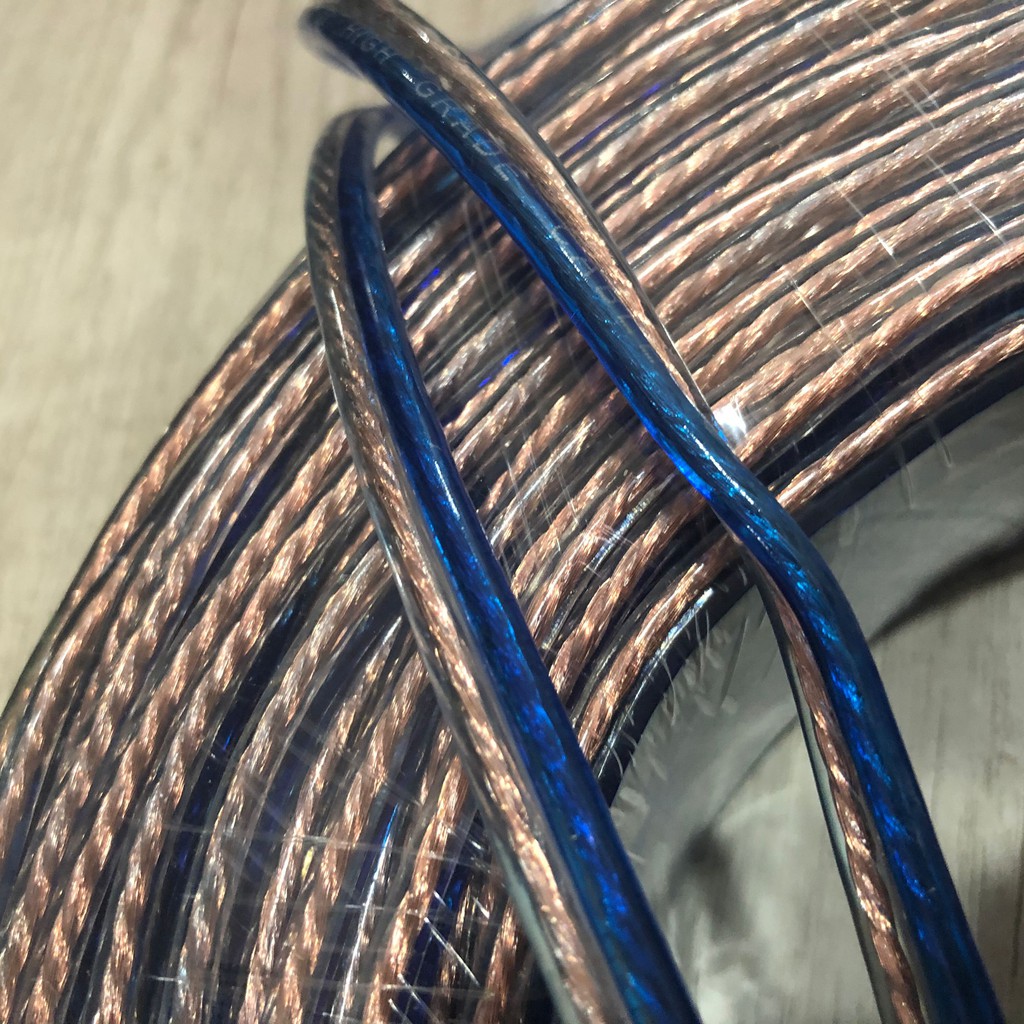 สายลำโพงใส10เมตร ลวดทองแดง200เส้น. Speaker Cable AUDIO/PA. /DJ- Red